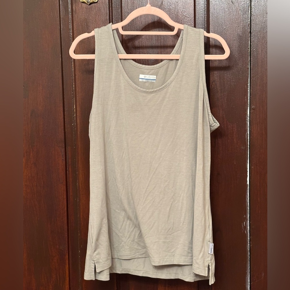 Olive Green Columbia PFG Tank Top